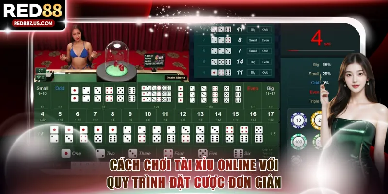 Cách chơi Tài Xỉu online với quy trình đặt cược đơn giản